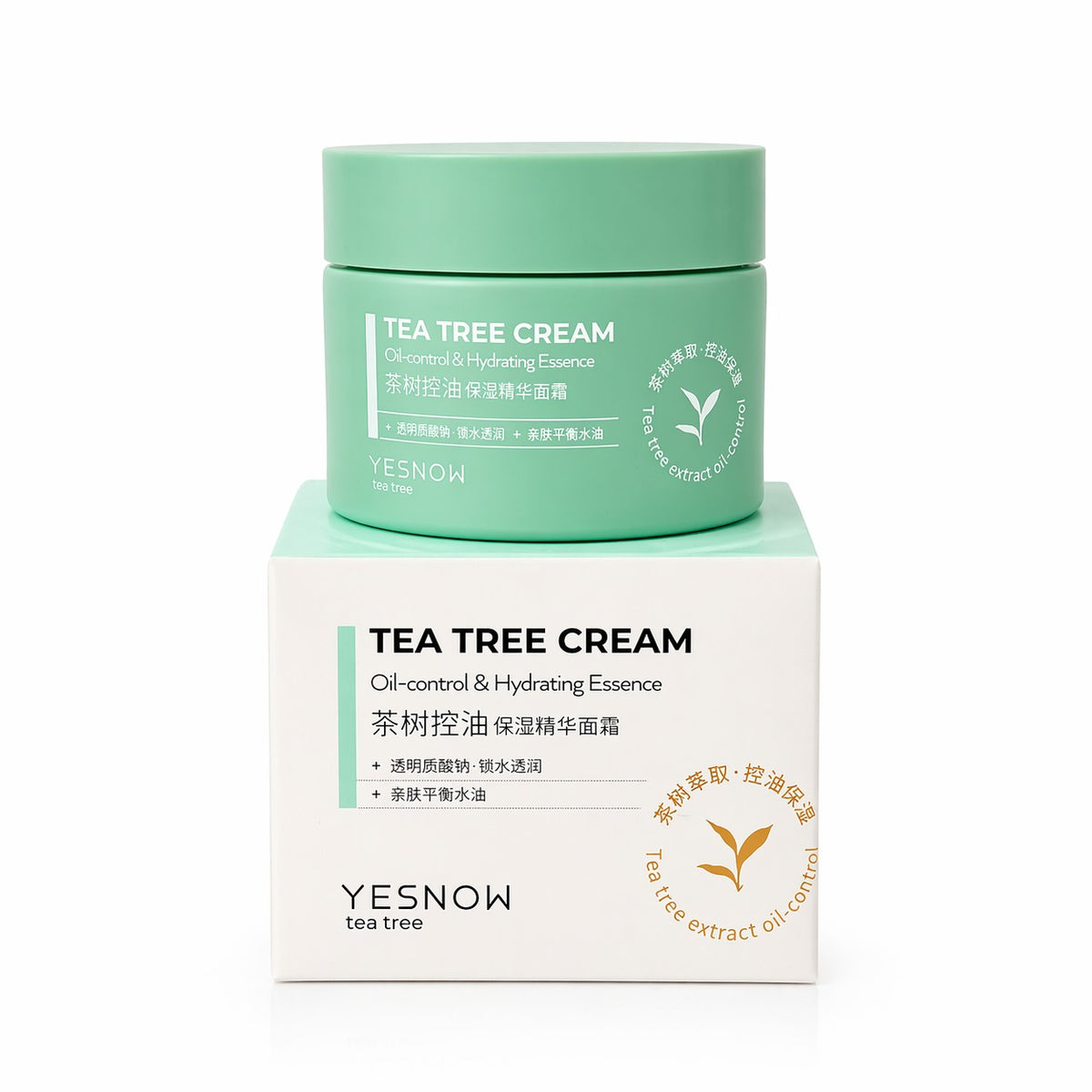 Crema hidratante facial de té verde Yesnow
