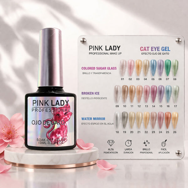 Esmalte permanente Cat Eye Pink Lady