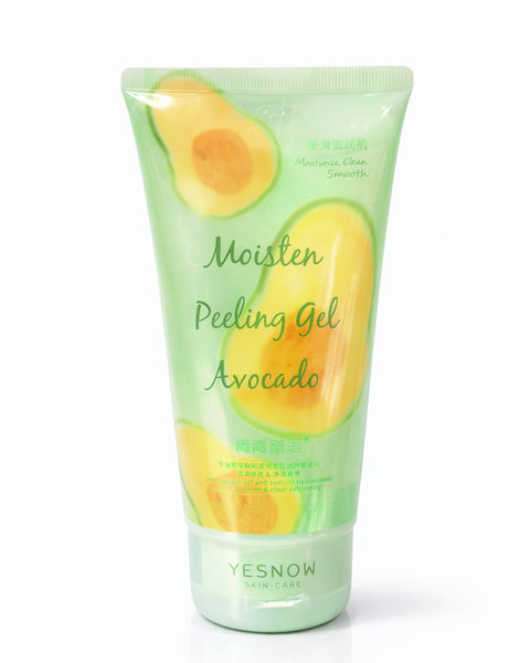 Gel exfoliante efecto peeling | removedor de impurezas c/extracto de aguacate 150ml Yesnow