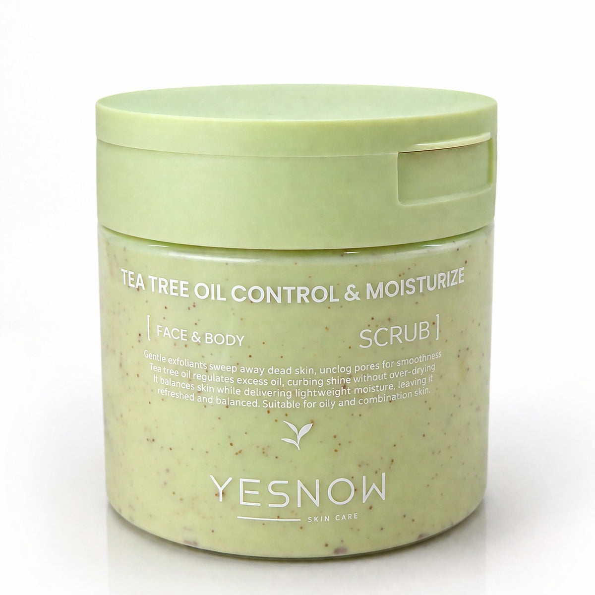 Exfoliante corporal con extracto de Té verde | Control de brillo 300g