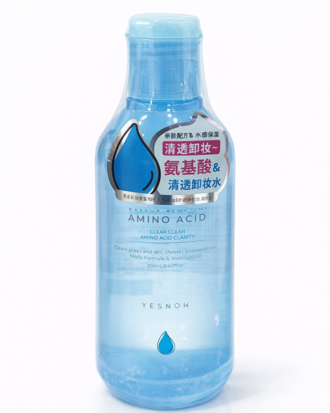 Agua micelar desmaquillante c/aminoácido 250ml Yesnow