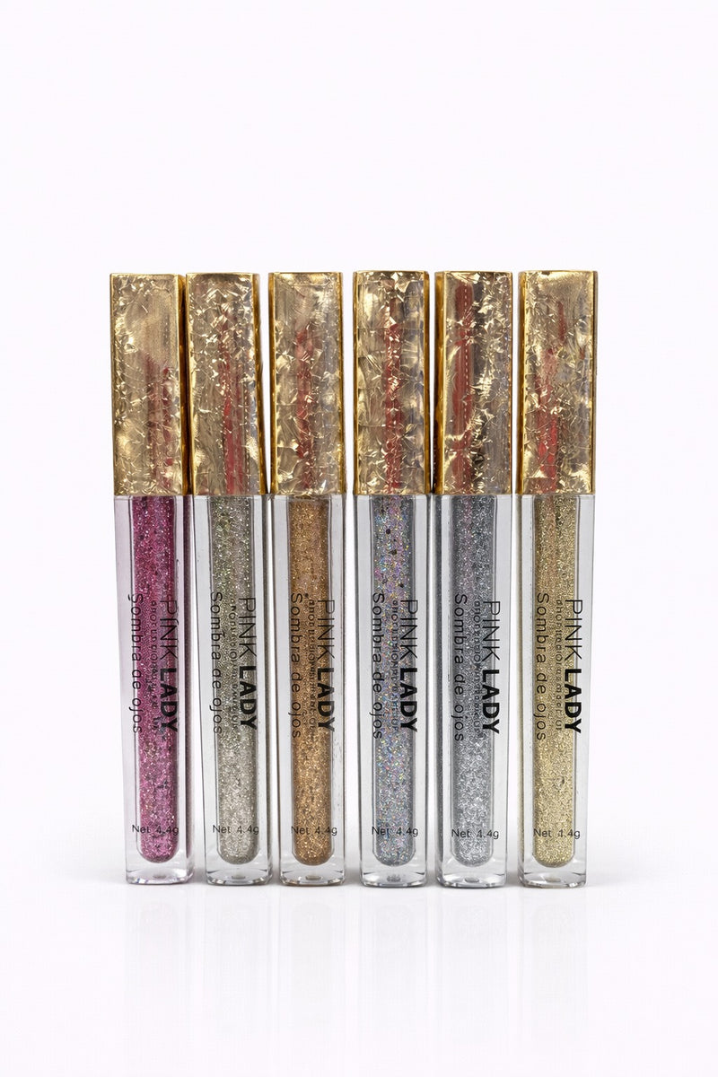 Sombra liquida & delineador Glow Pink Lady $3x9.990