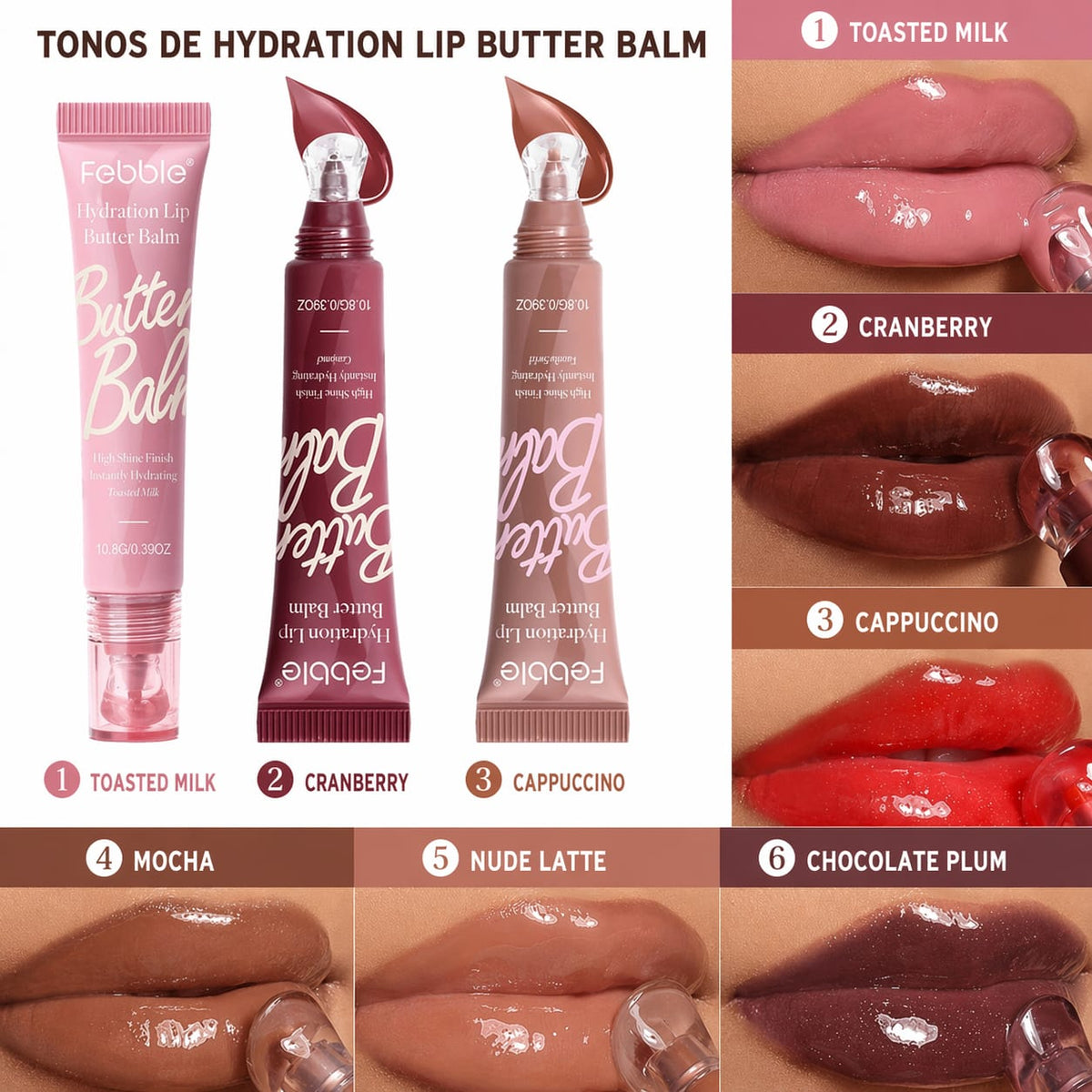 Lip gloss butter balm