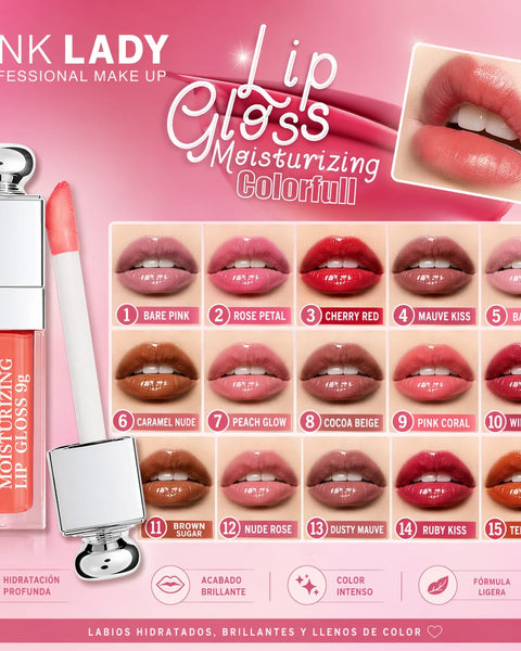 Lip Gloss Color Full Pink Lady