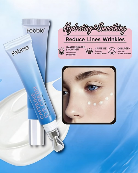 Crema contorno de ojos | Reductor de ojeras hidratante c/ cafeína Febble
