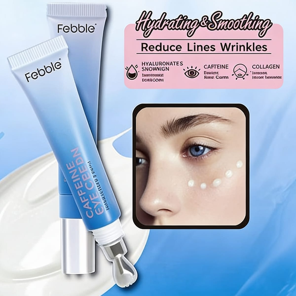 Crema contorno de ojos | Reductor de ojeras hidratante c/ cafeína Febble