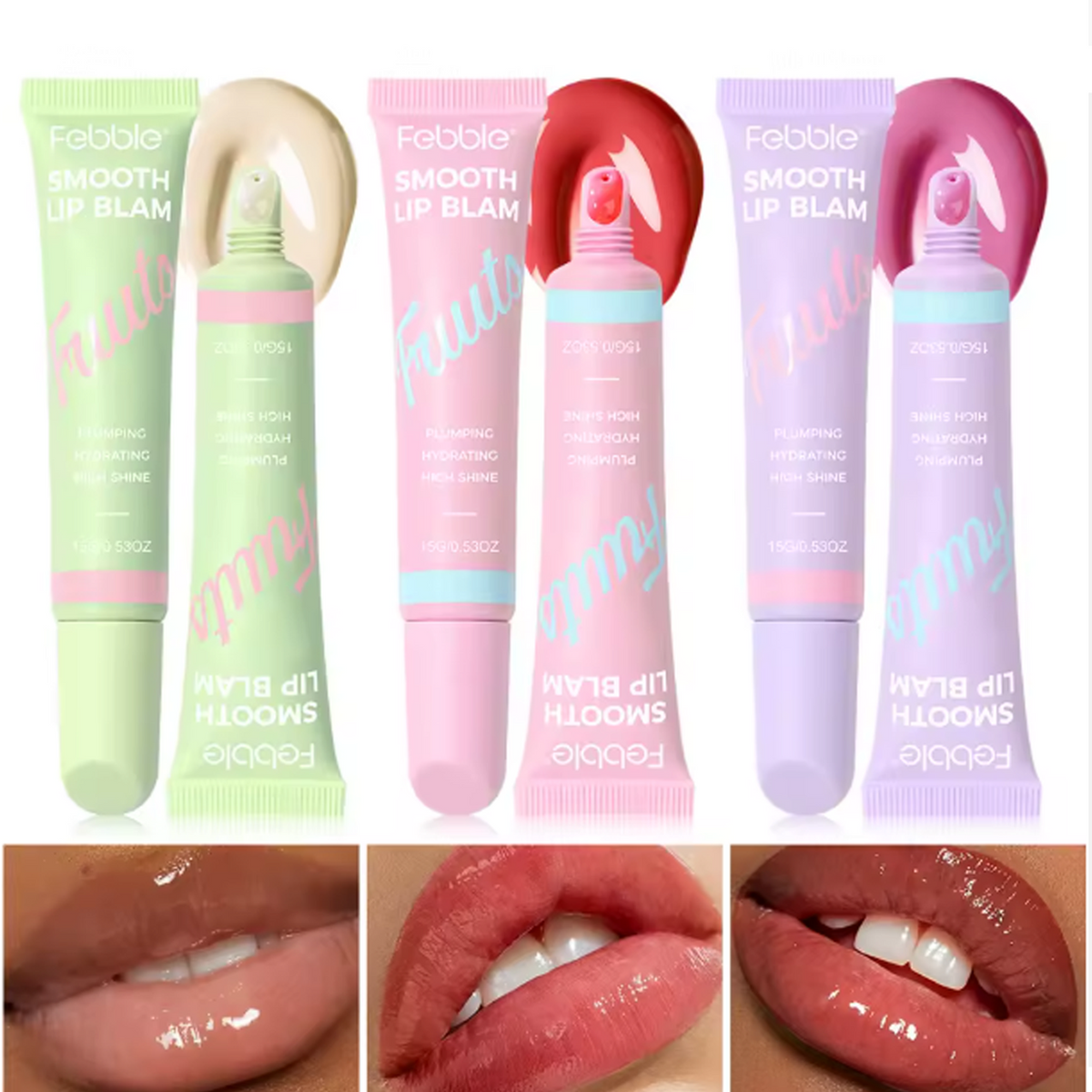 Lip gloss fruits