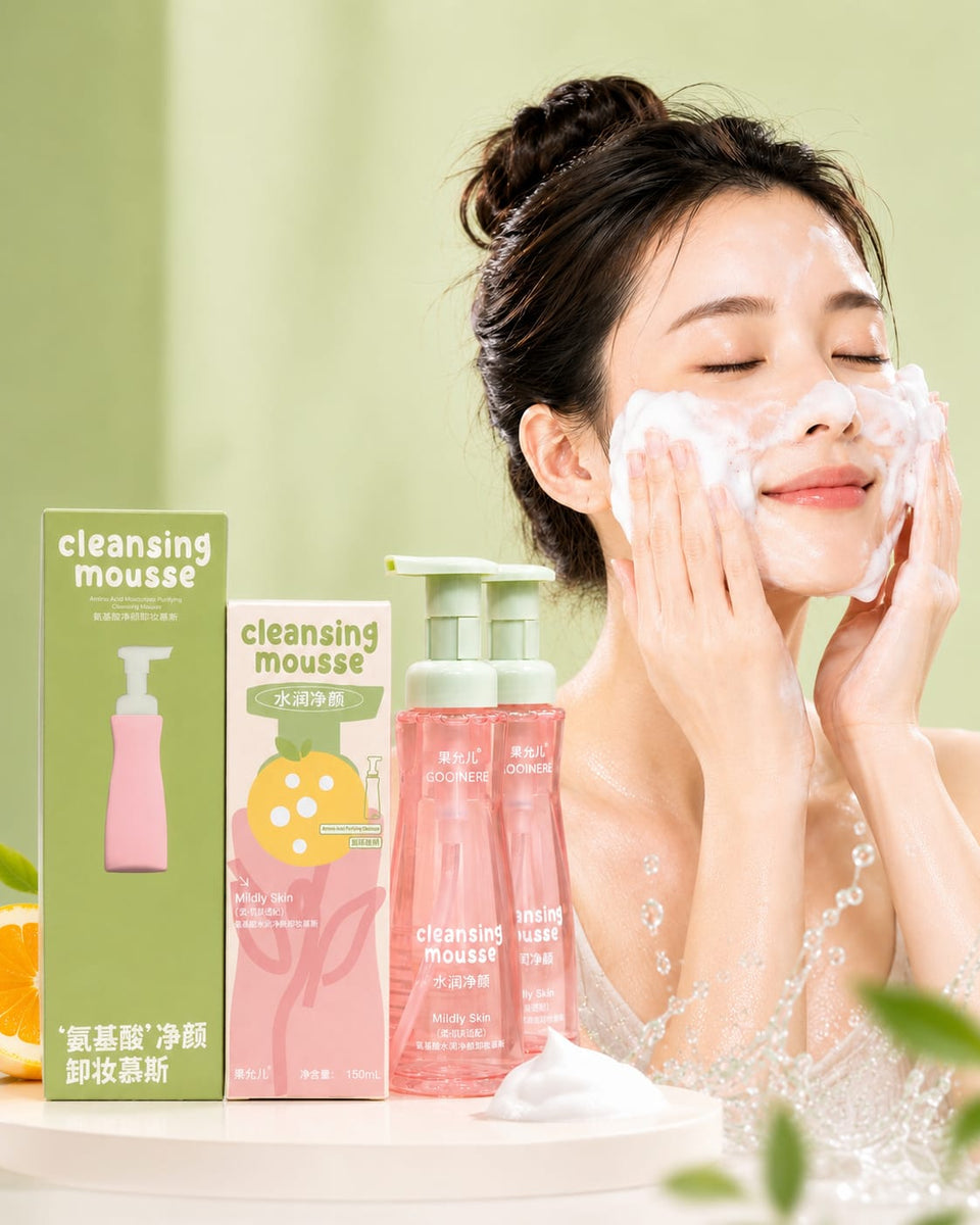 Mousse de limpieza facial c/ extracto de toronja| removedor de impurezas y maquillaje 150ml