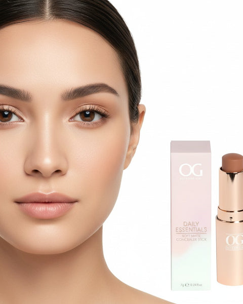 Pink Lady Beauty Store OG Daily Essentials Soft Matte Concealer Stick, tono medio, acabado mate, 7g