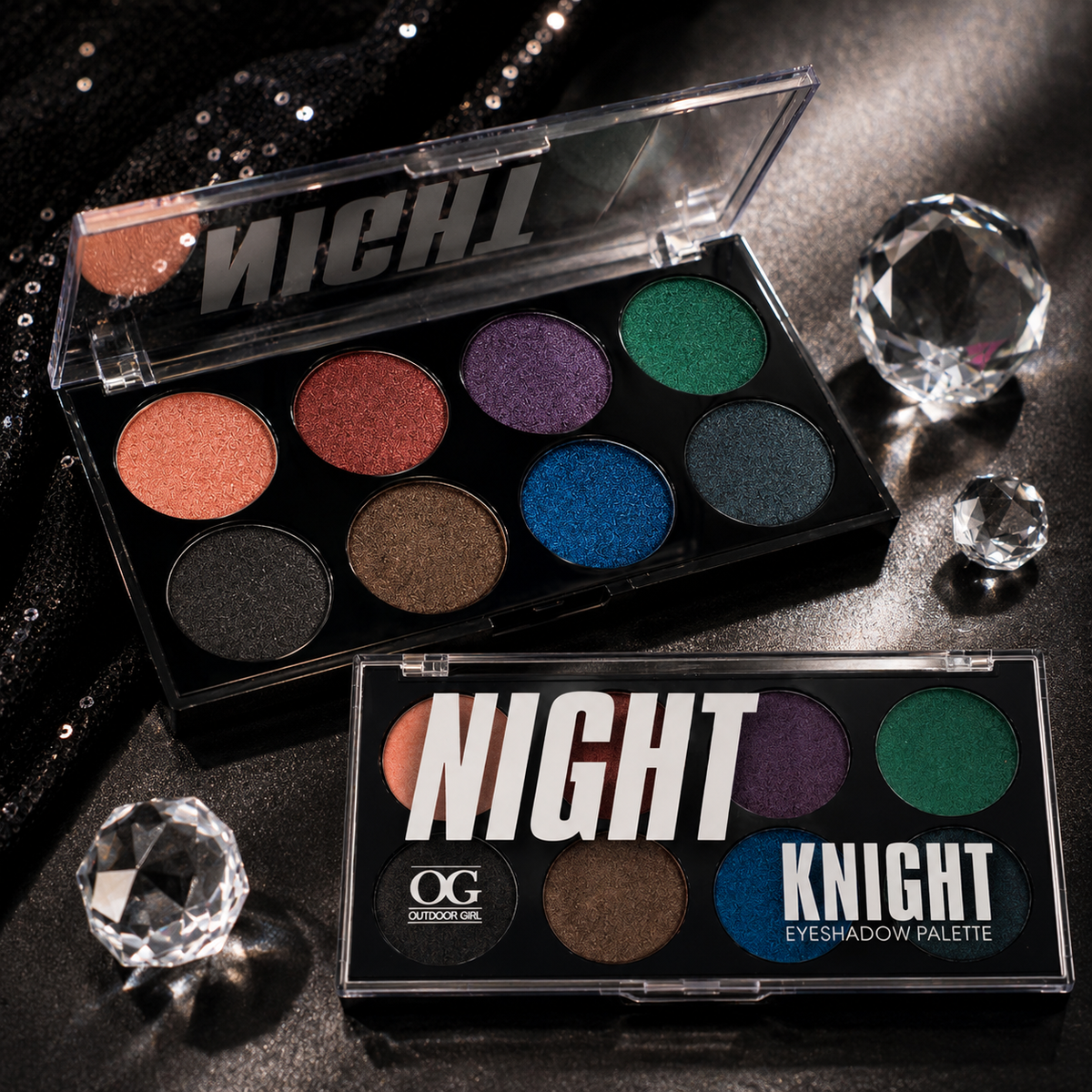 Paleta de Sombras- Night Knight Eyeshadow Palette (8 Tonos) OG