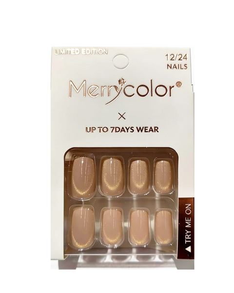 Uñas postizas efecto aurora Merrycolor