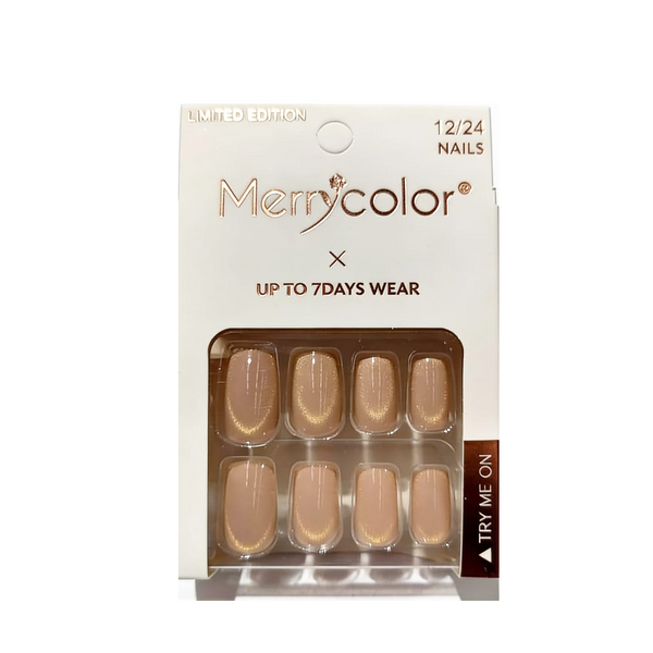 Uñas postizas efecto aurora Merrycolor