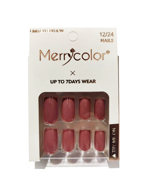 Uñas postizas efecto aurora Merrycolor