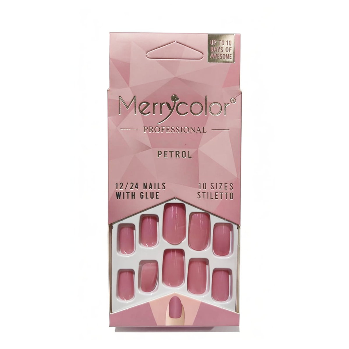 Uñas postizas cuadrada Merrycolor