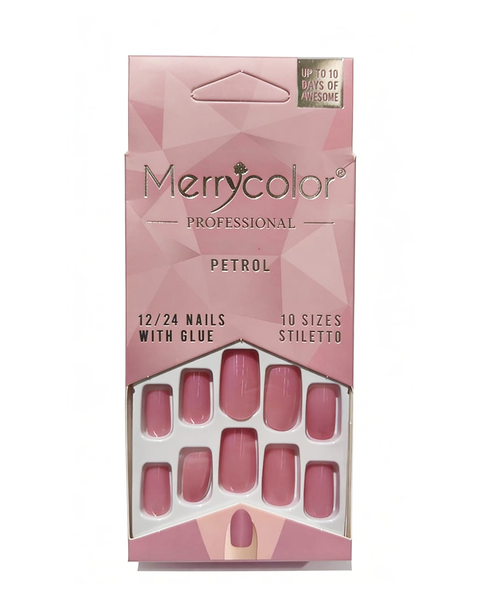 Uñas postizas cuadrada Merrycolor