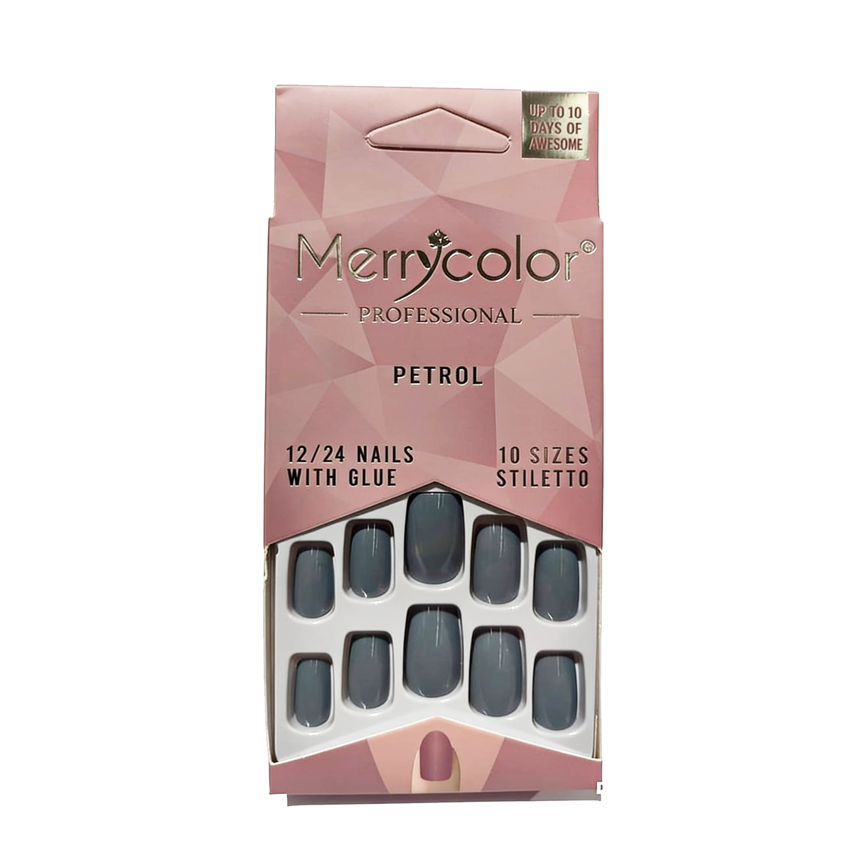 Uñas postizas cuadrada Merrycolor