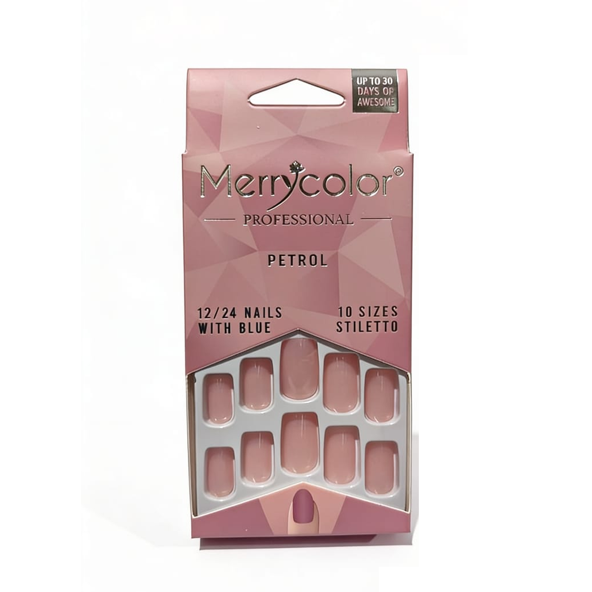 Uñas postizas cuadrada Merrycolor