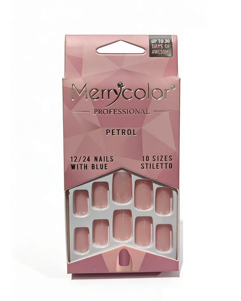 Uñas postizas cuadrada Merrycolor