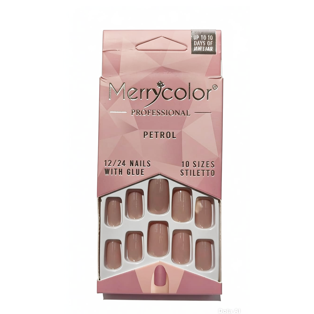 Uñas postizas cuadrada Merrycolor