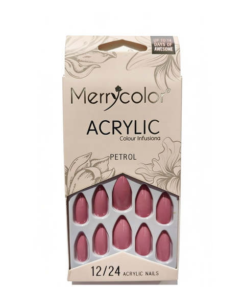 Uñas postizas almendra Merrycolor