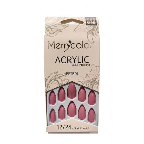 Uñas postizas almendra Merrycolor