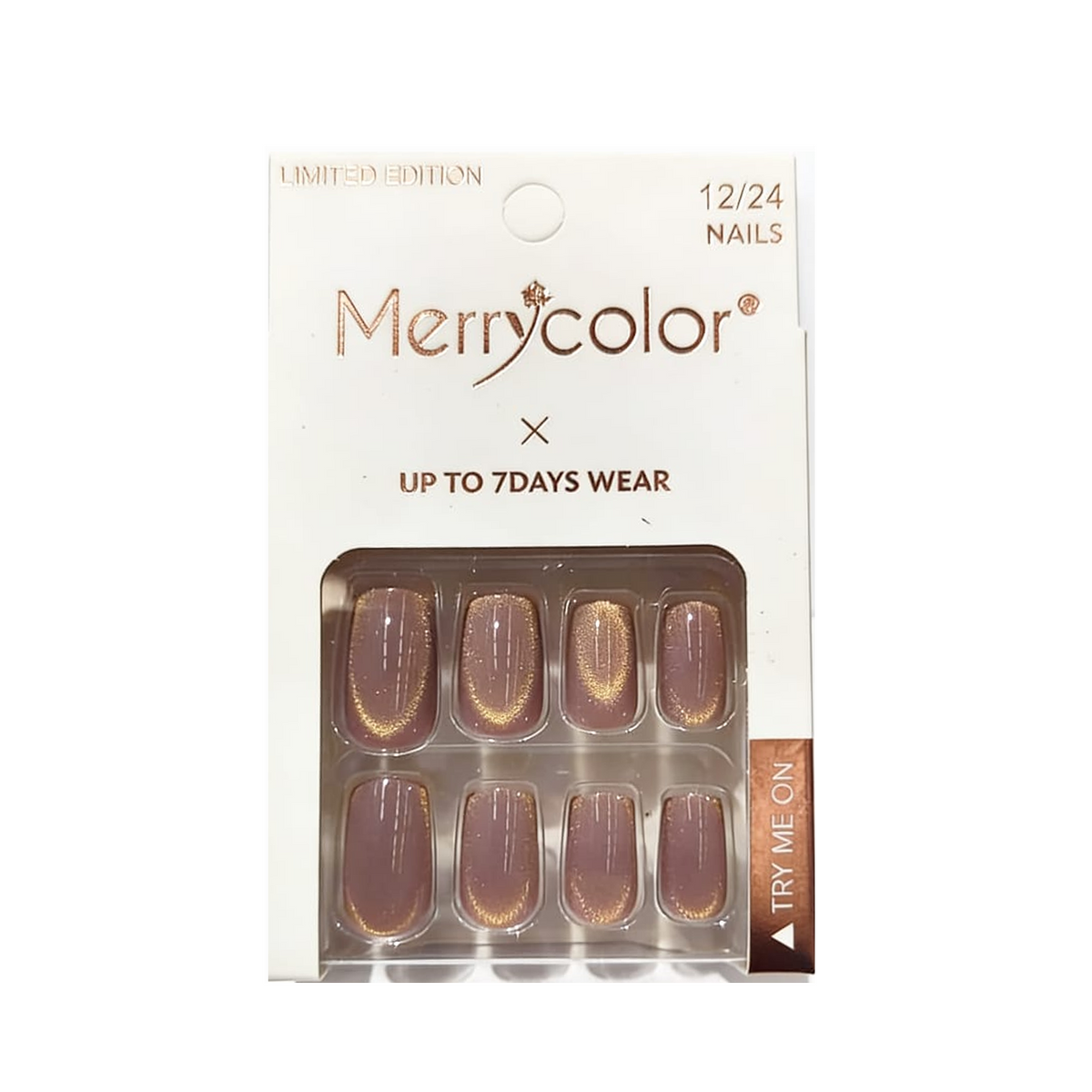 Uñas postizas efecto aurora Merrycolor