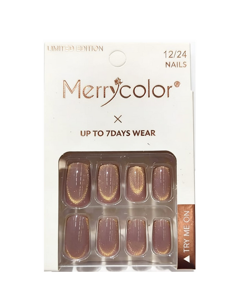 Uñas postizas efecto aurora Merrycolor
