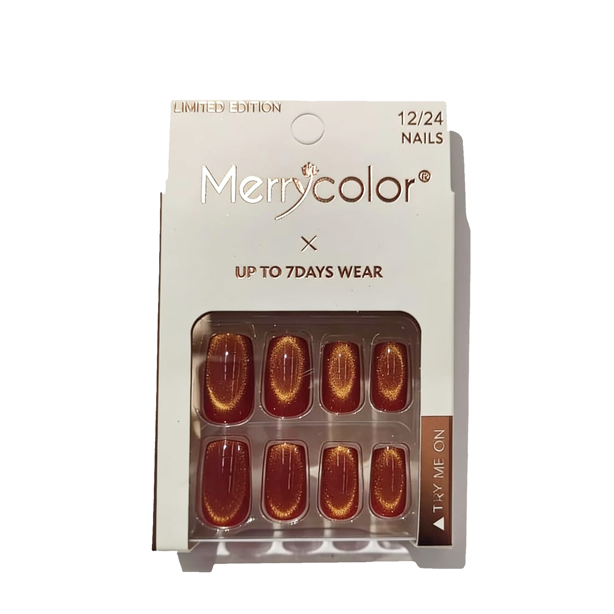 Uñas postizas efecto aurora Merrycolor