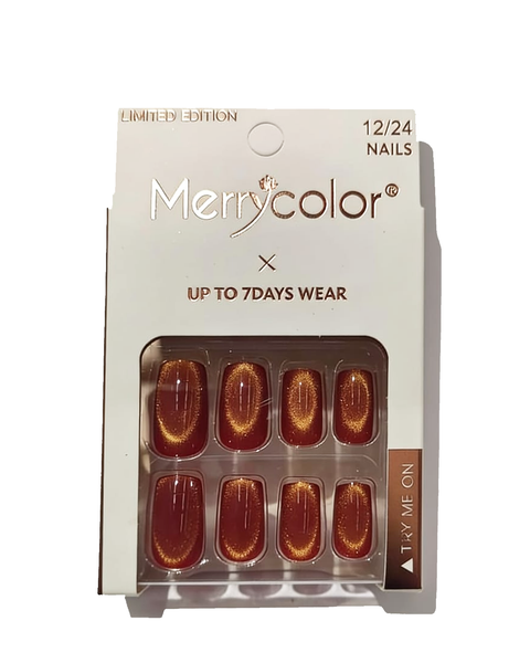 Uñas postizas efecto aurora Merrycolor