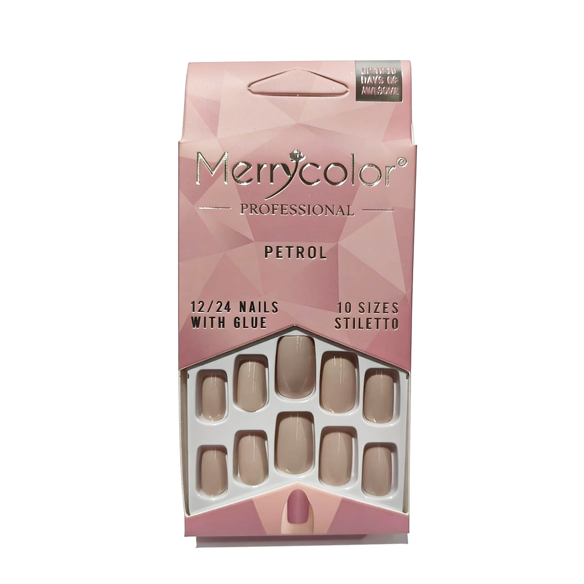 Uñas postizas cuadrada Merrycolor