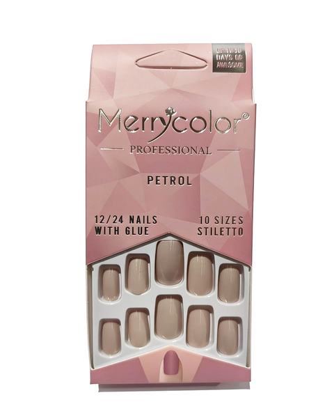 Uñas postizas cuadrada Merrycolor