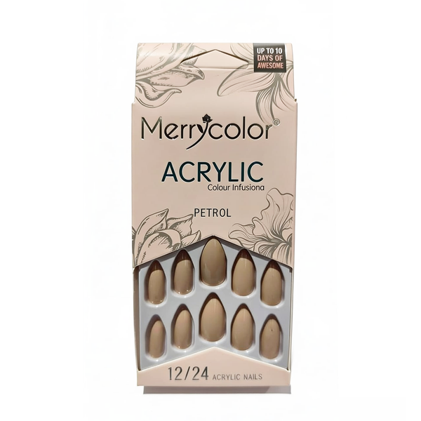Uñas postizas almendra Merrycolor