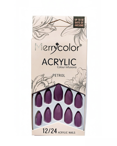 Uñas postizas almendra Merrycolor