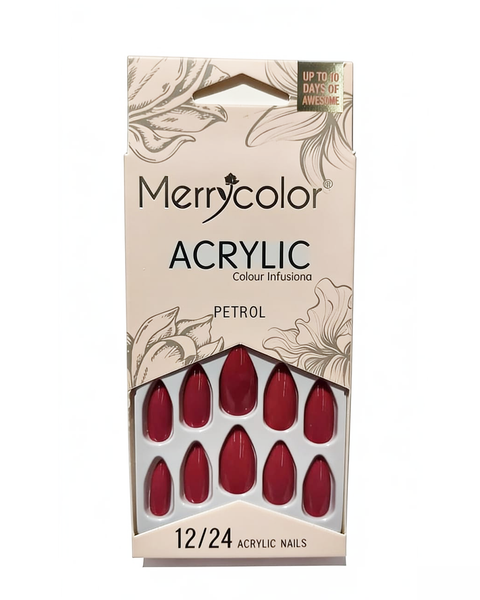 Uñas postizas almendra Merrycolor