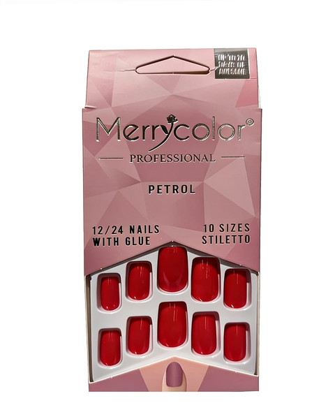 Uñas postizas cuadrada Merrycolor