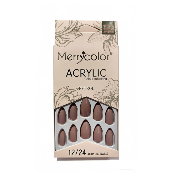 Uñas postizas almendra Merrycolor