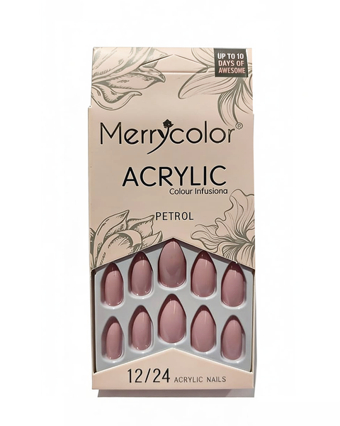 Uñas postizas almendra Merrycolor