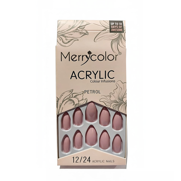 Uñas postizas almendra Merrycolor