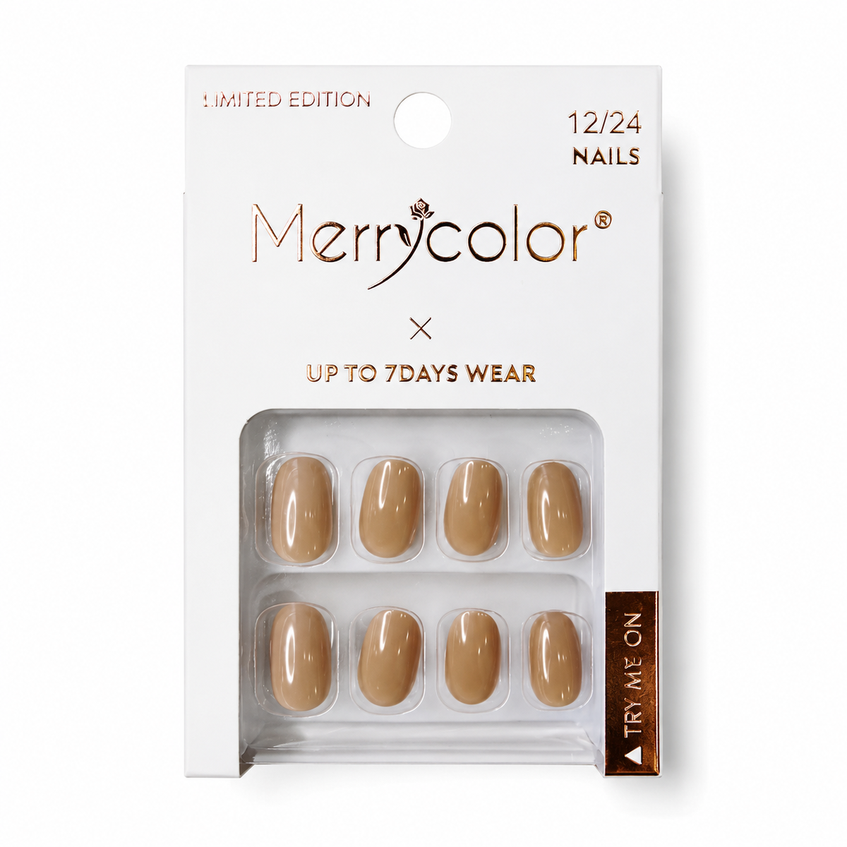 Uñas Postizas Pequeñas De Fácil Aplicación MerryColor