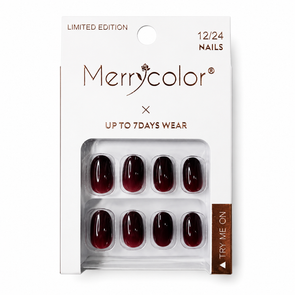 Uñas Postizas Pequeñas De Fácil Aplicación MerryColor