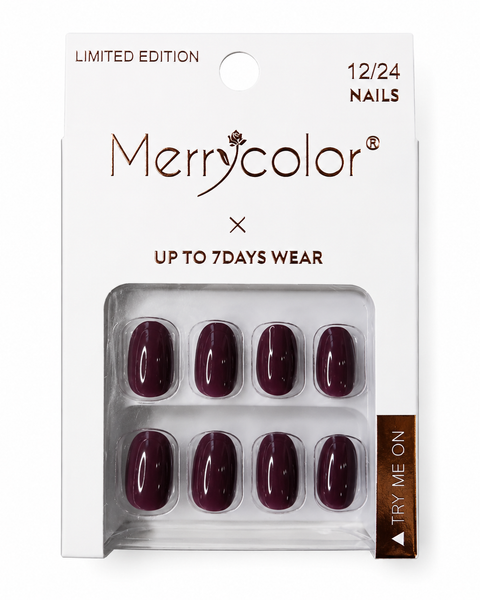 Uñas Postizas Pequeñas De Fácil Aplicación MerryColor