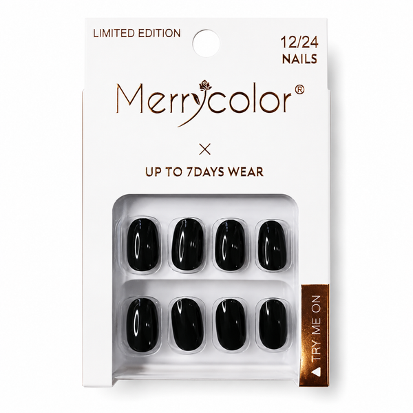 Uñas Postizas Pequeñas De Fácil Aplicación MerryColor
