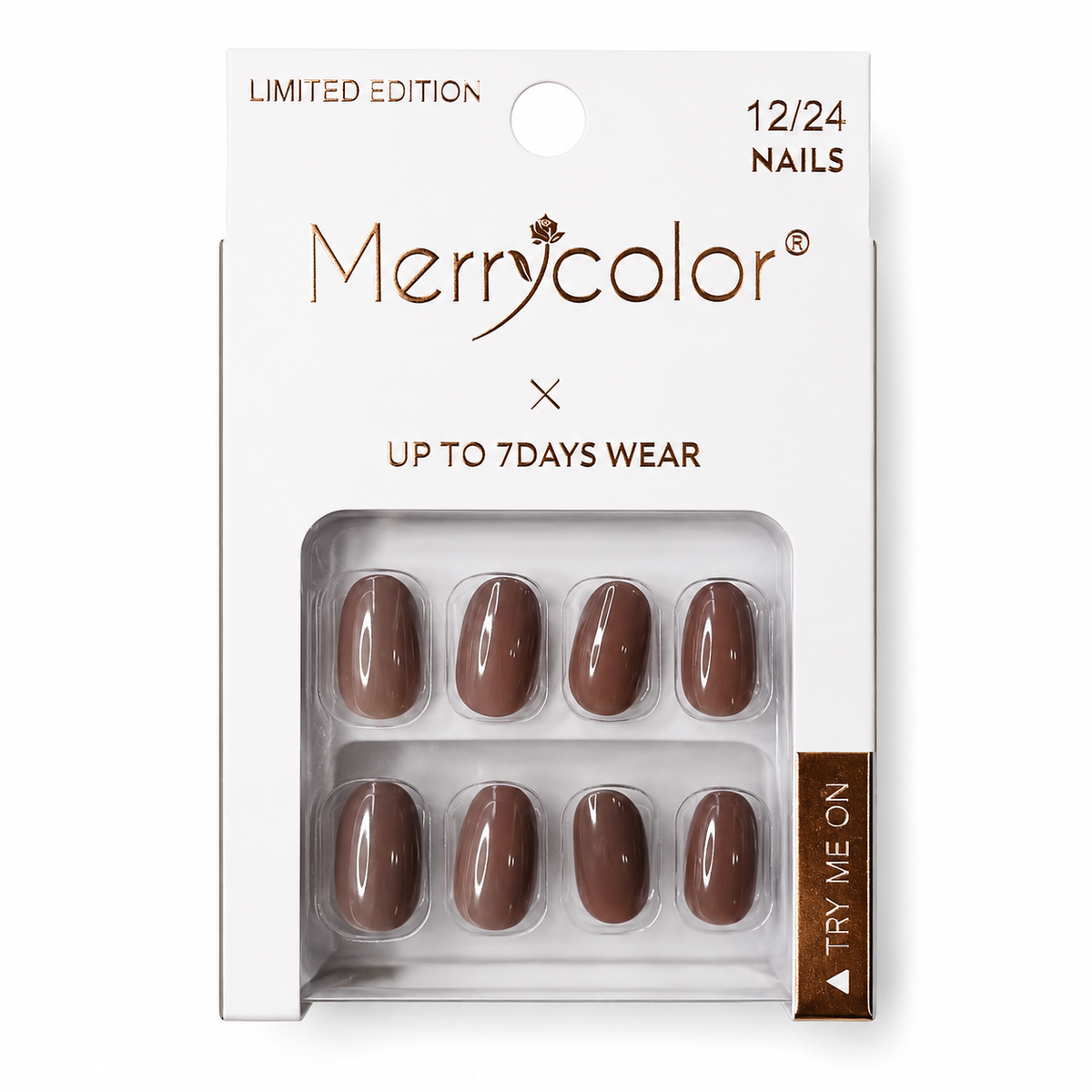 Uñas Postizas Pequeñas De Fácil Aplicación MerryColor