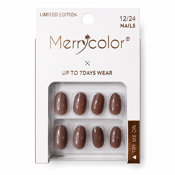 Uñas Postizas Pequeñas De Fácil Aplicación MerryColor