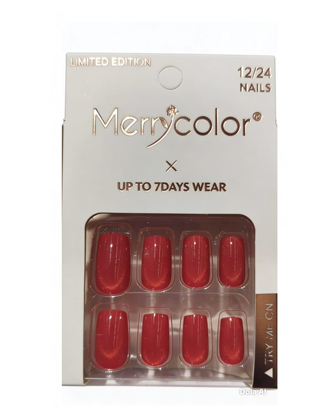 Uñas postizas efecto aurora Merrycolor