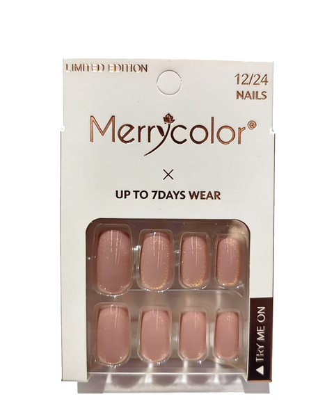 Uñas postizas efecto aurora Merrycolor